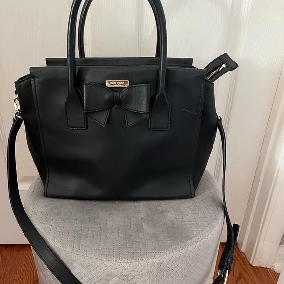 kate spade Handbags - Kate Spade New York | Black Charee Montrose Avenue Leather Tote